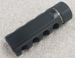 4 Port Muzzle Brake with Self-Timing Nut