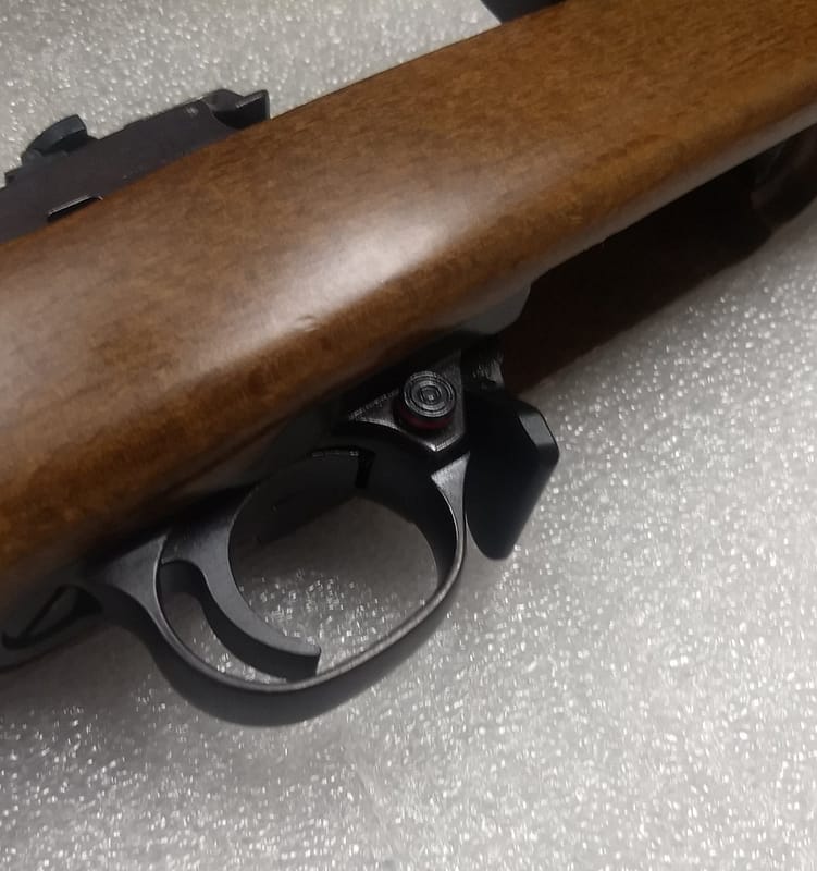 99/44 Deerfield Magazine Release Lever; Side View